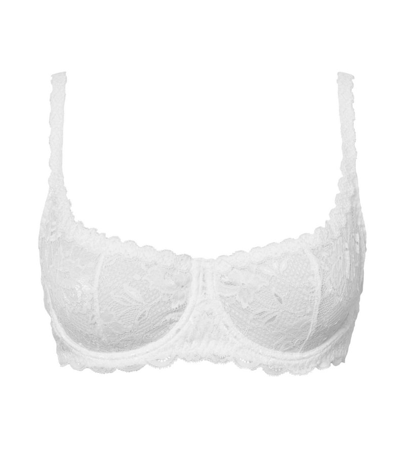 NSN Balconette Bra in WHITE