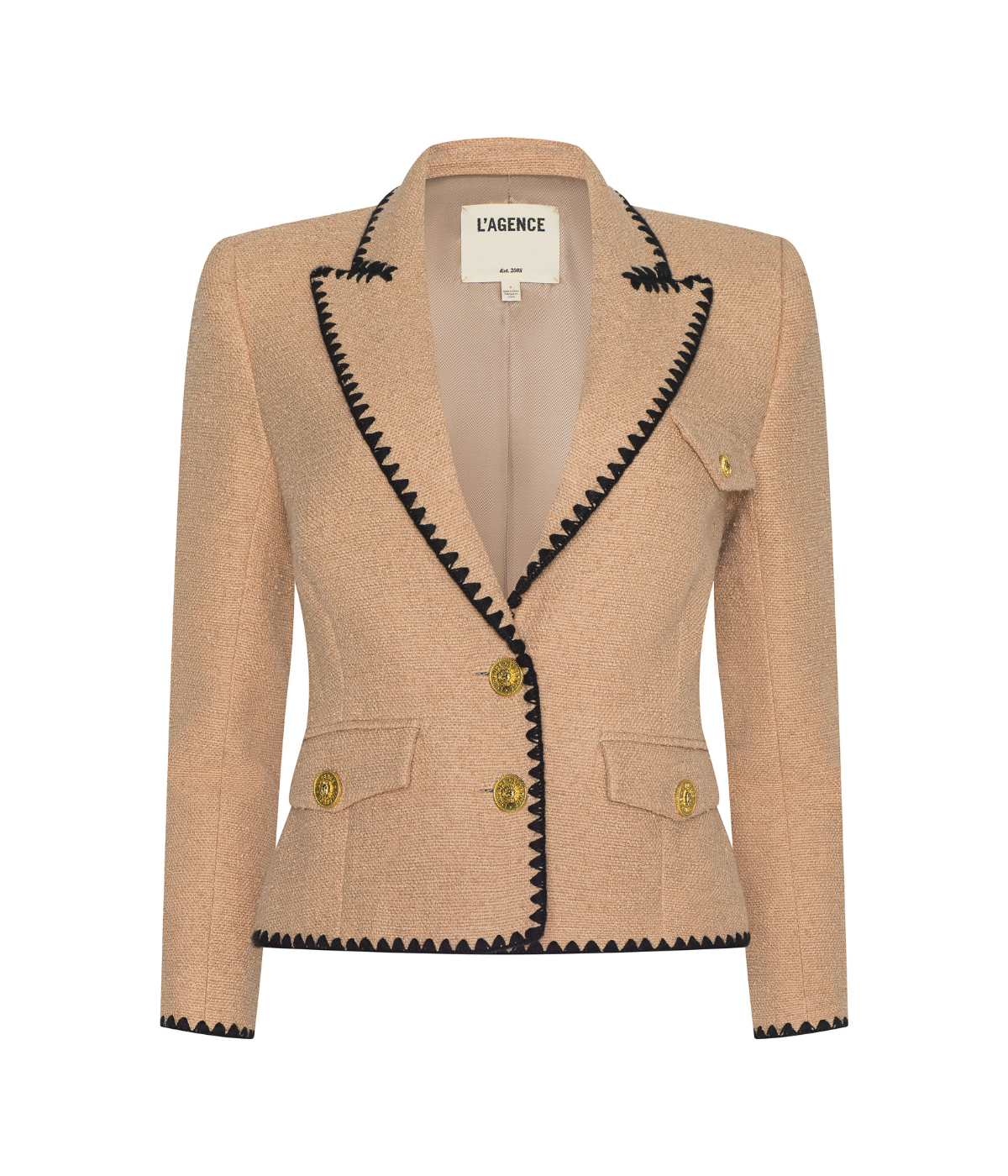 Wylla Blazer in Cappuccino Black