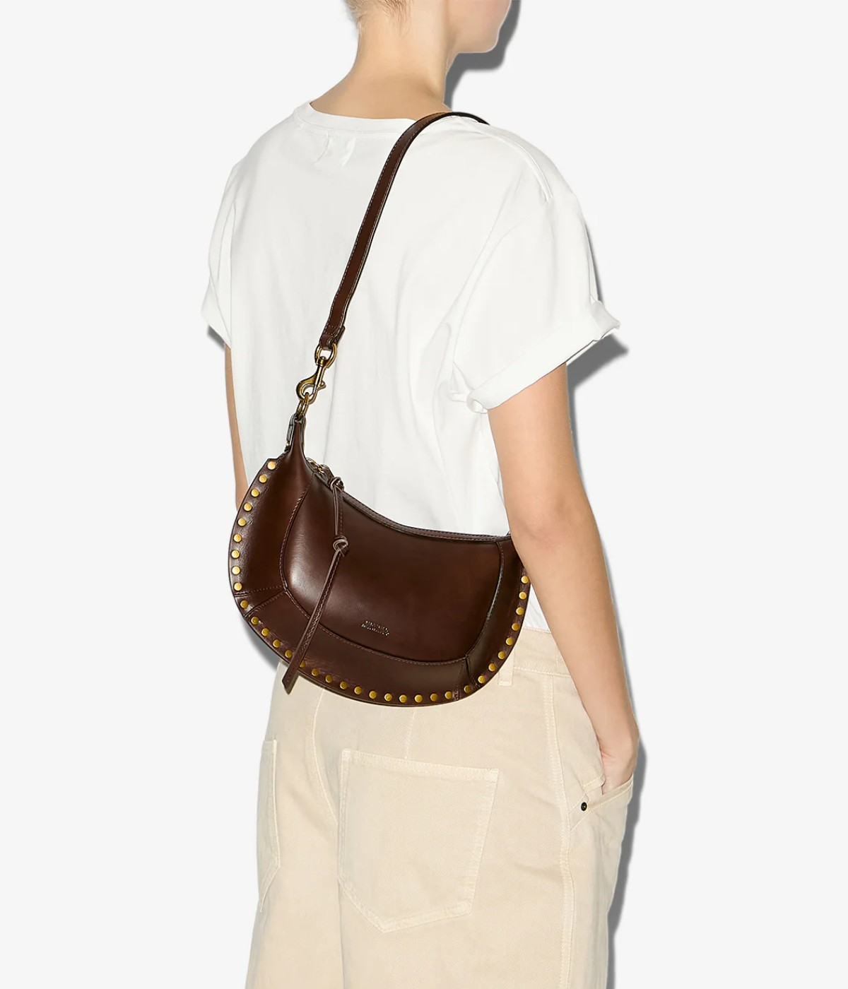 Oskan Moon Bag in Chocolate