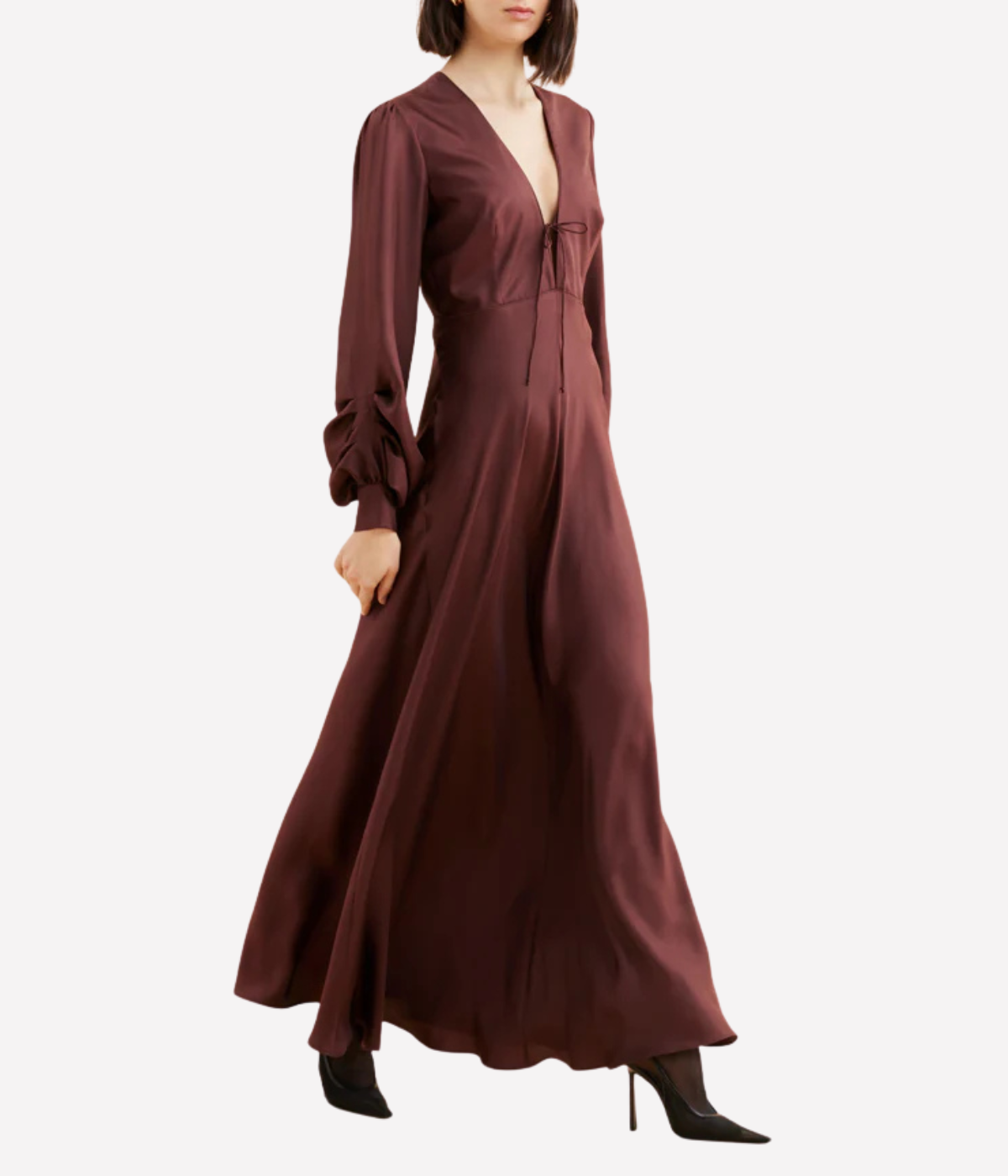Valerie Dress in BORDEAUX
