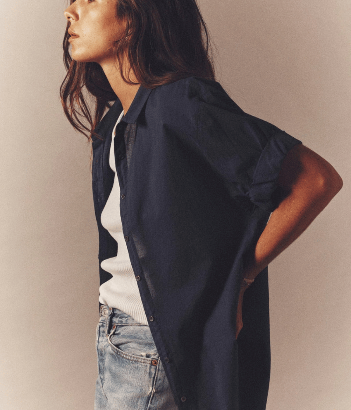 Channing Shirt in Navy