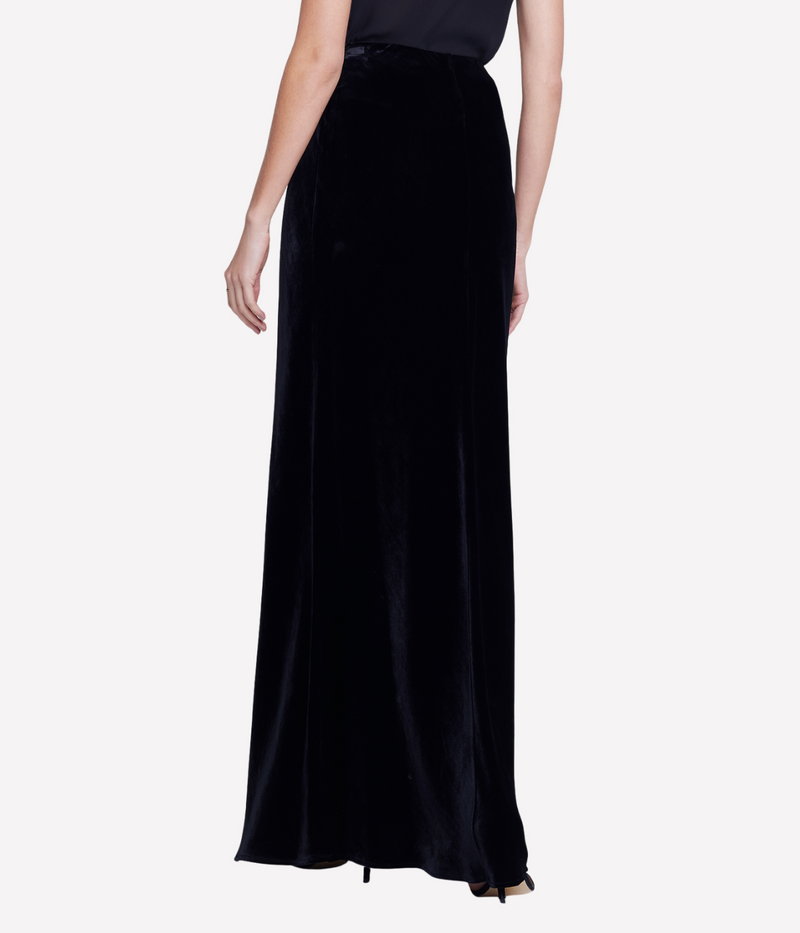 Zeta Long Skirt In Black