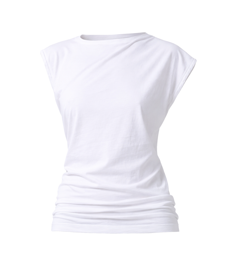 Beth Tee In White