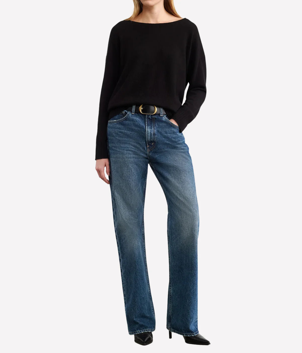 Boyfriend Sweater in Black