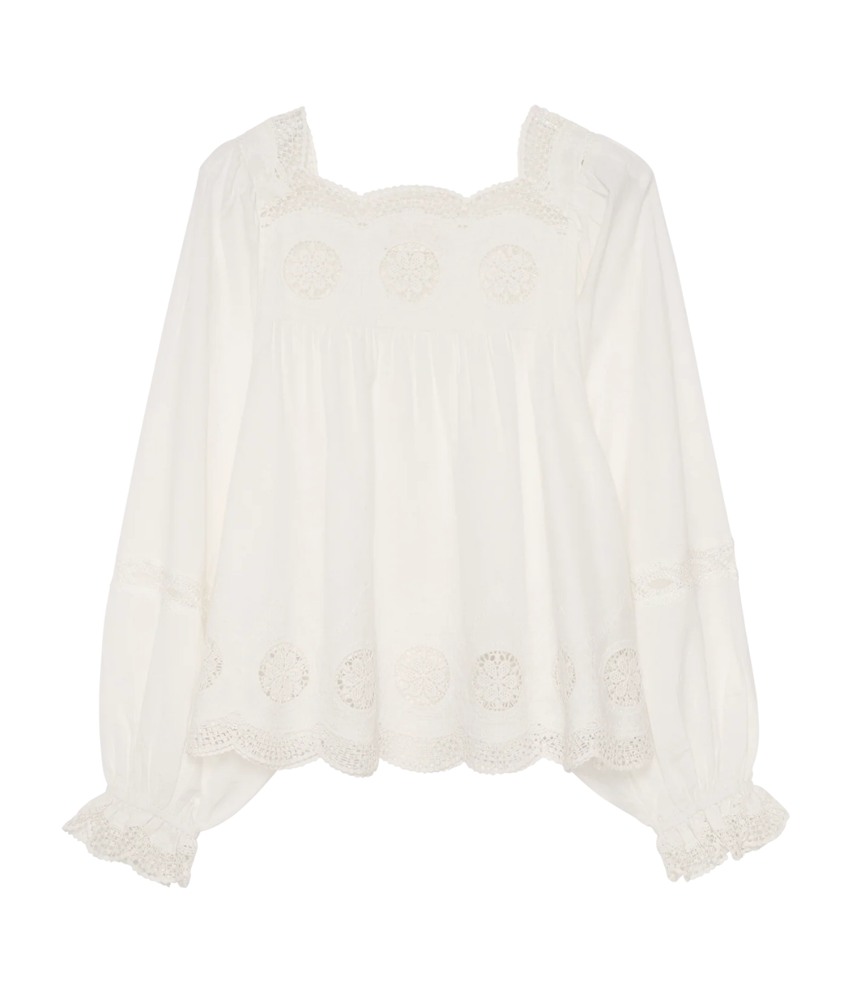 Soleia Top in Off White