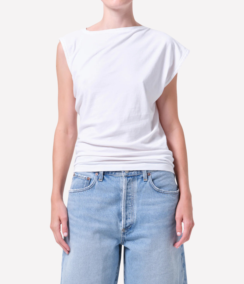 Beth Tee In White