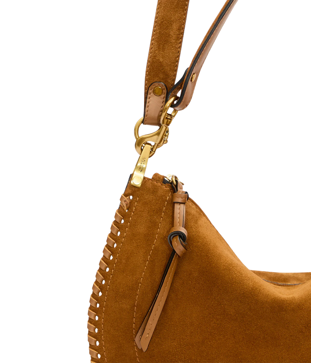 Oskan Soft Zip Bag In Cognac