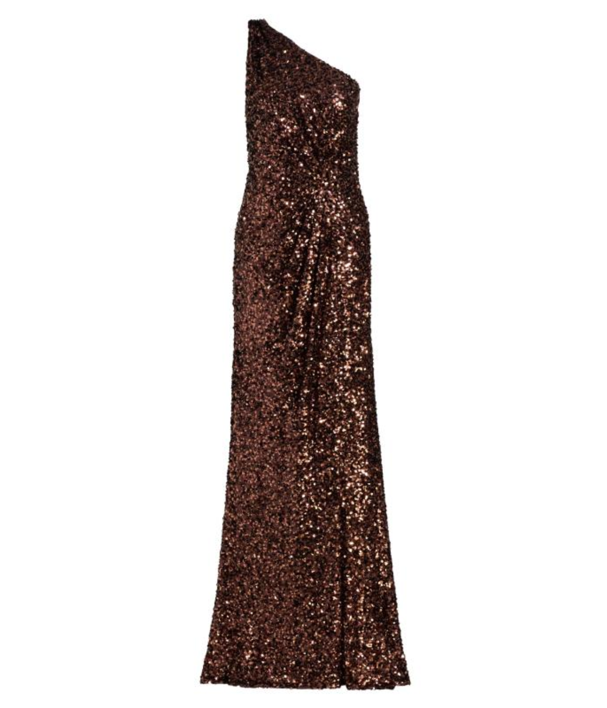 Lexi Sequin Gown in Copper Confetti