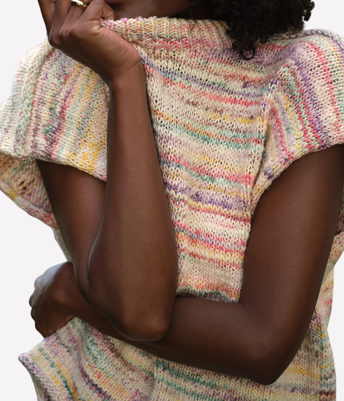 Gaia Knit Sweater Vest in Sprinkles