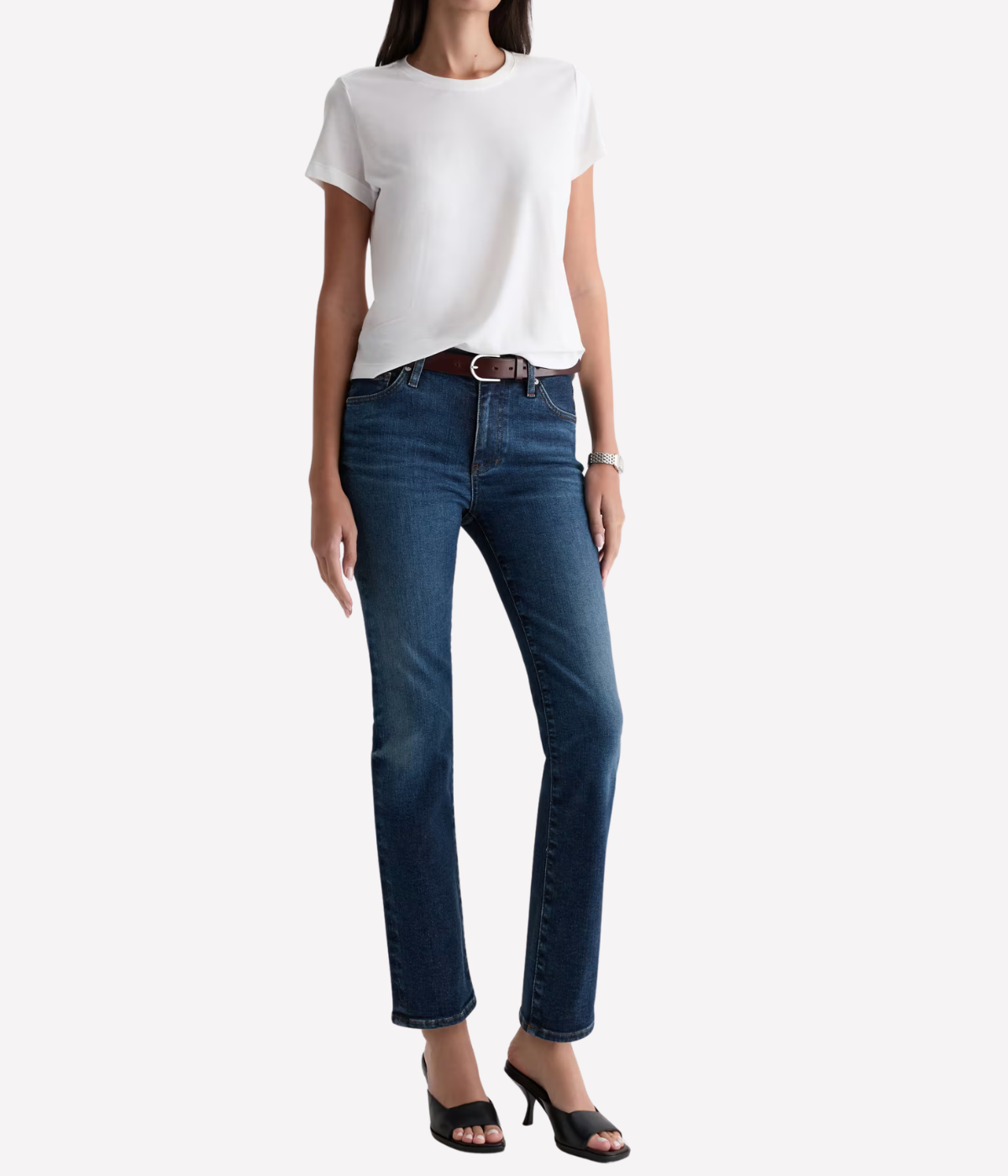 Mari Crop Jean in Night Cap