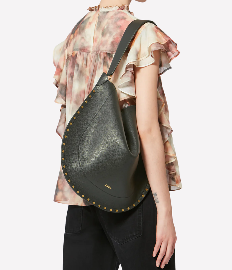 Oskan Hobo Soft Bag In Black