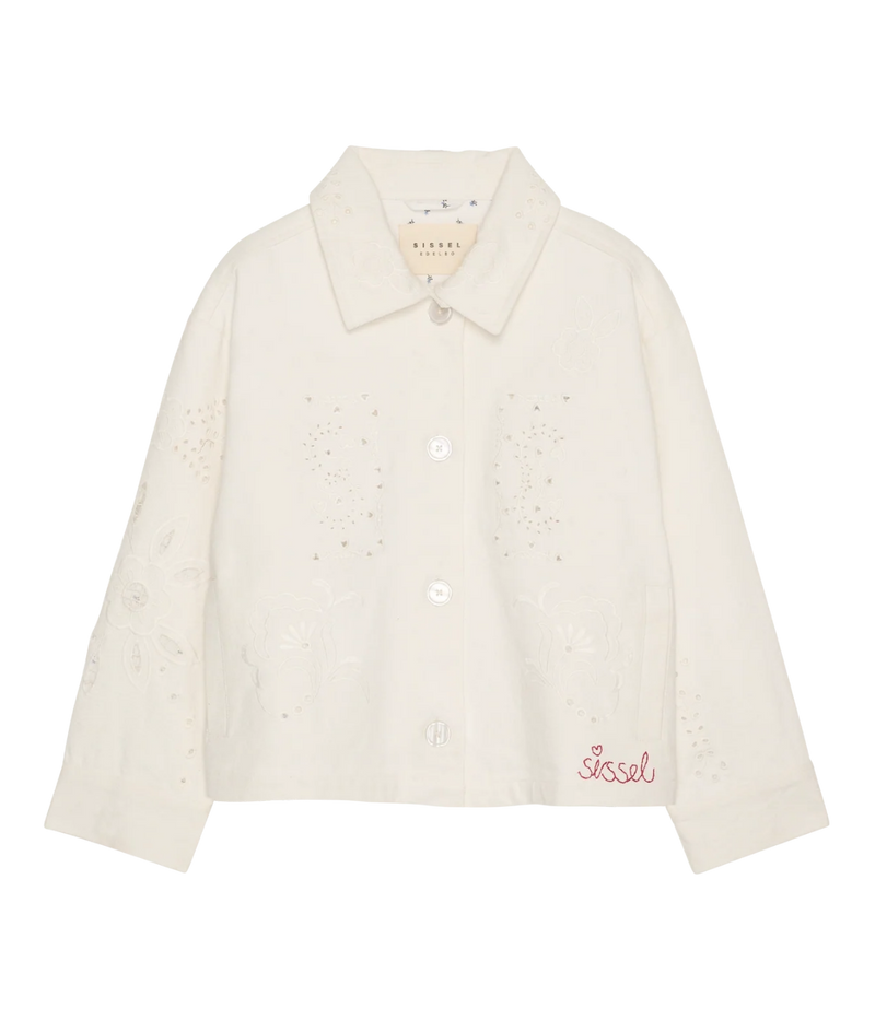 Vintage Jacket In White Napkin