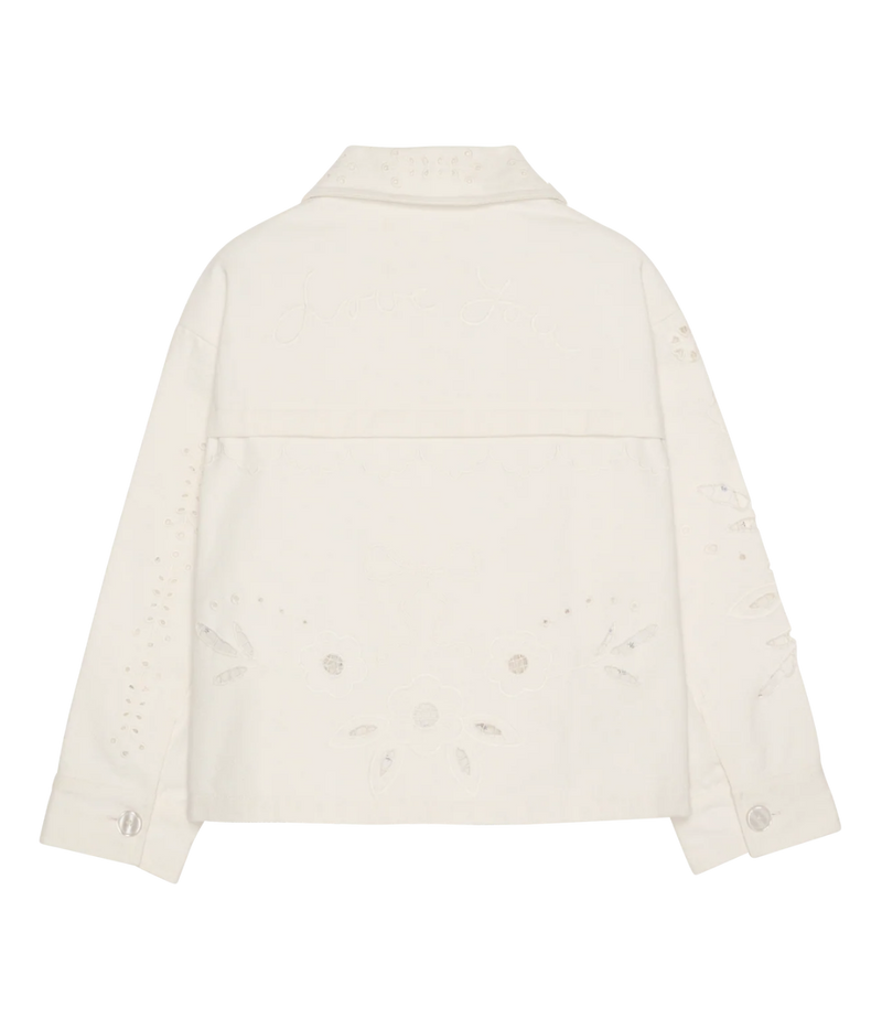 Vintage Jacket In White Napkin
