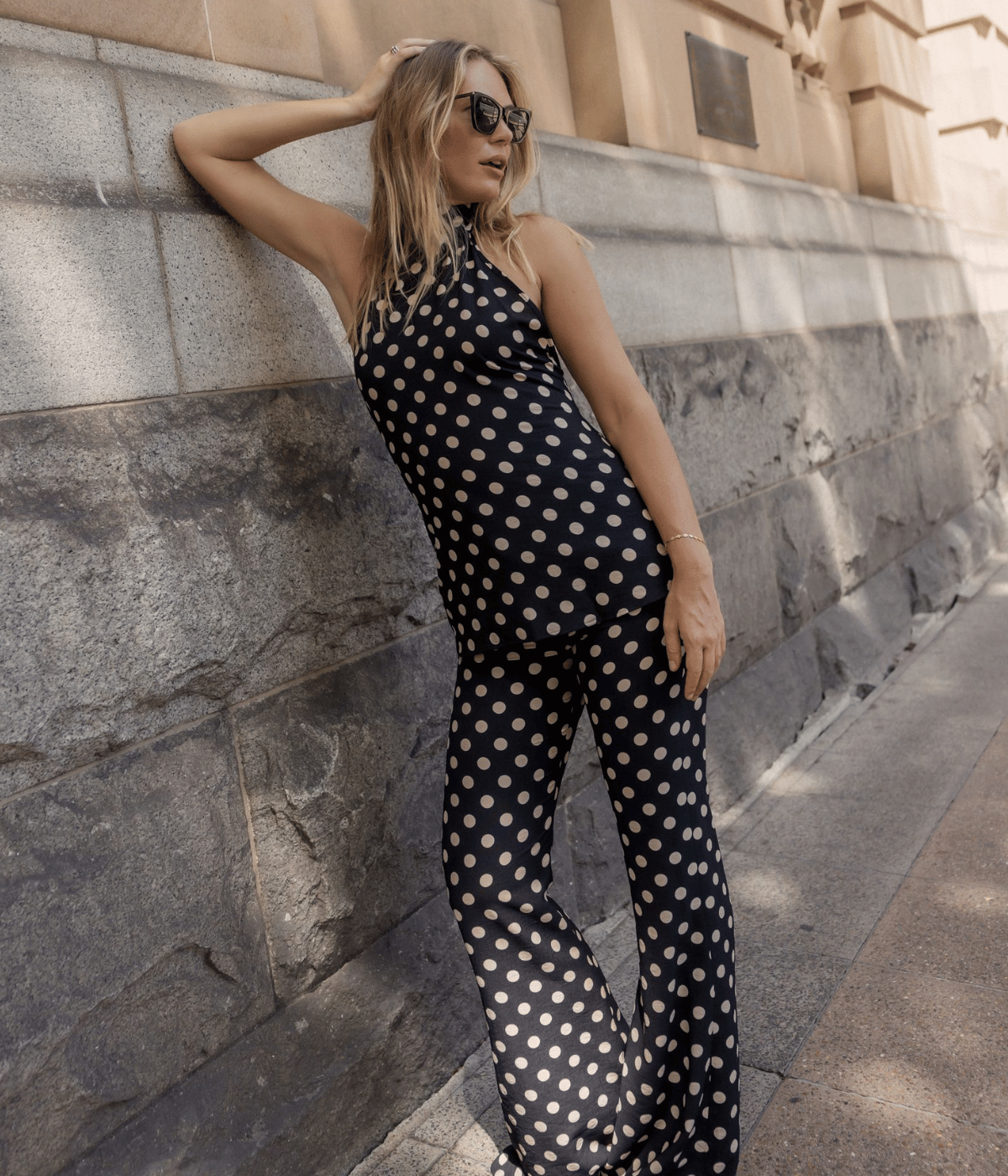 Murphy Top in Dots Black