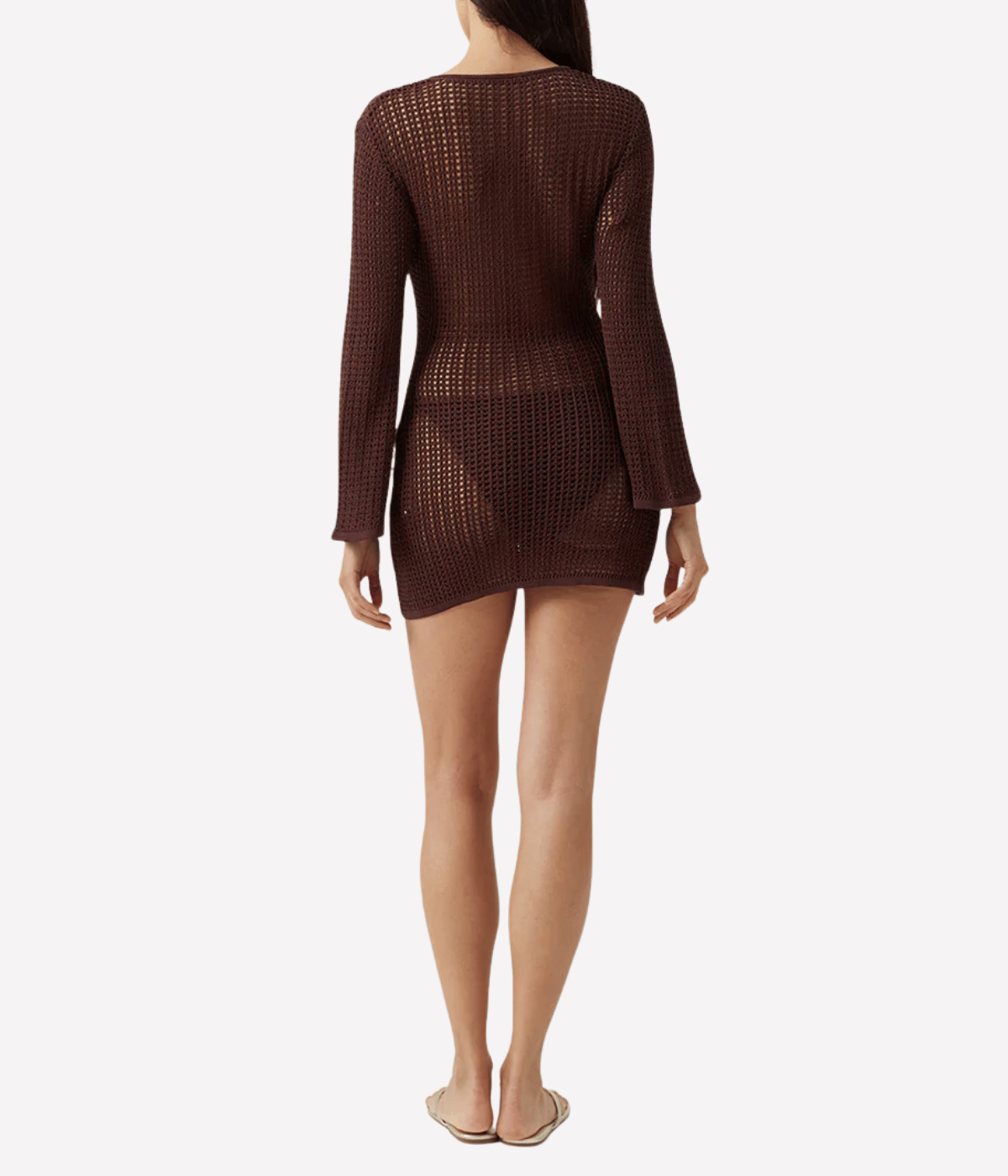 Ellis Cr Casual Dress in BROWN