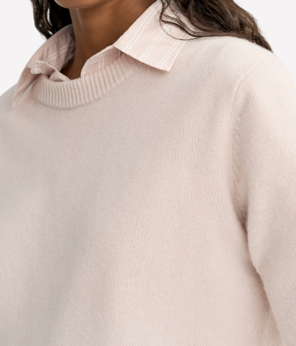 Classic Crewneck in Powder