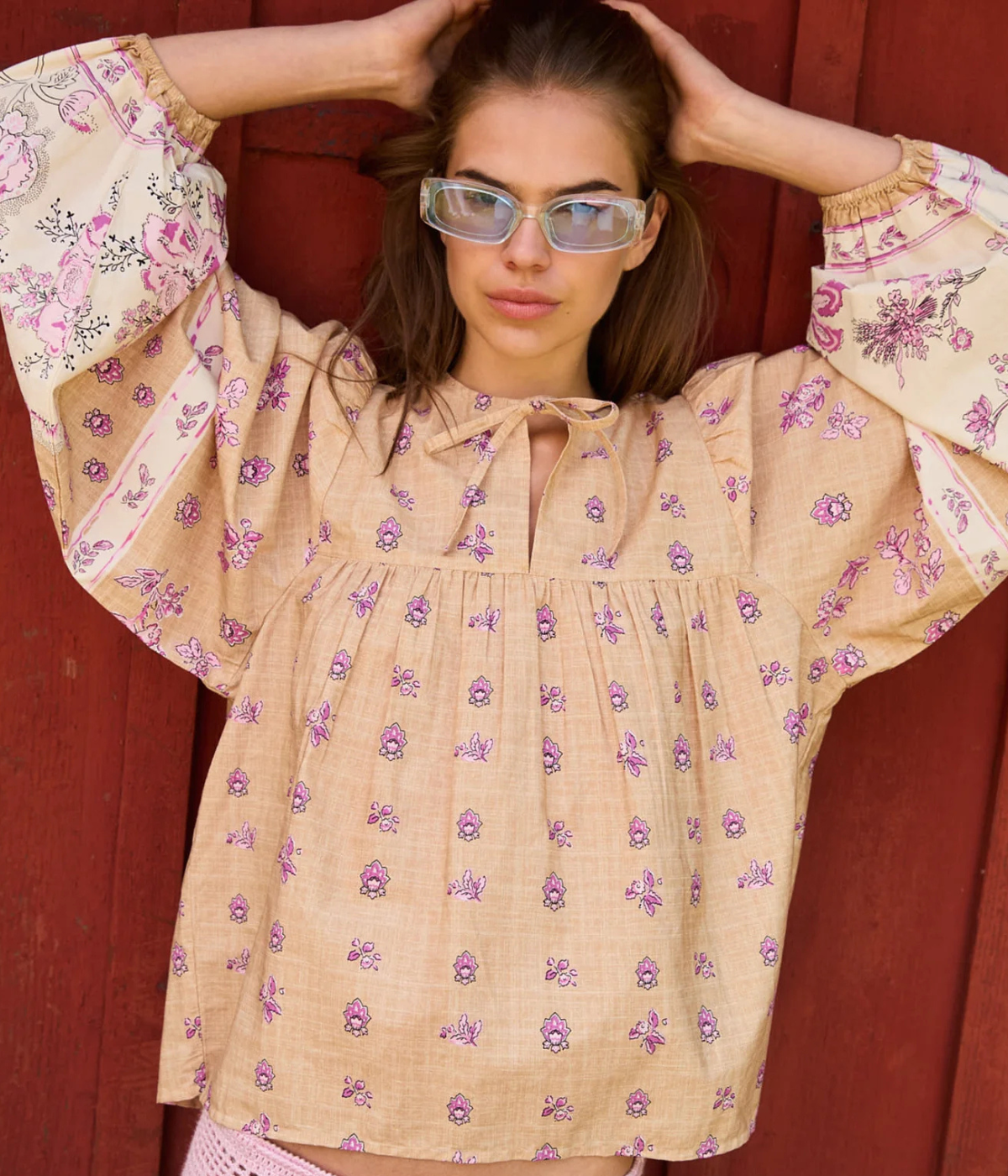 Coral Top in Sand