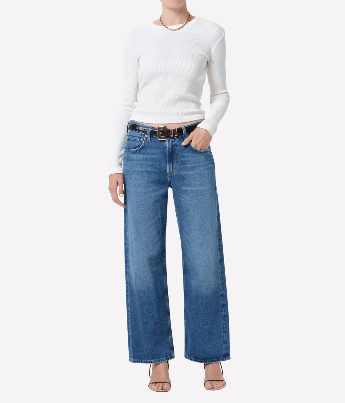 Lindz Low Rise Jean in Chaya