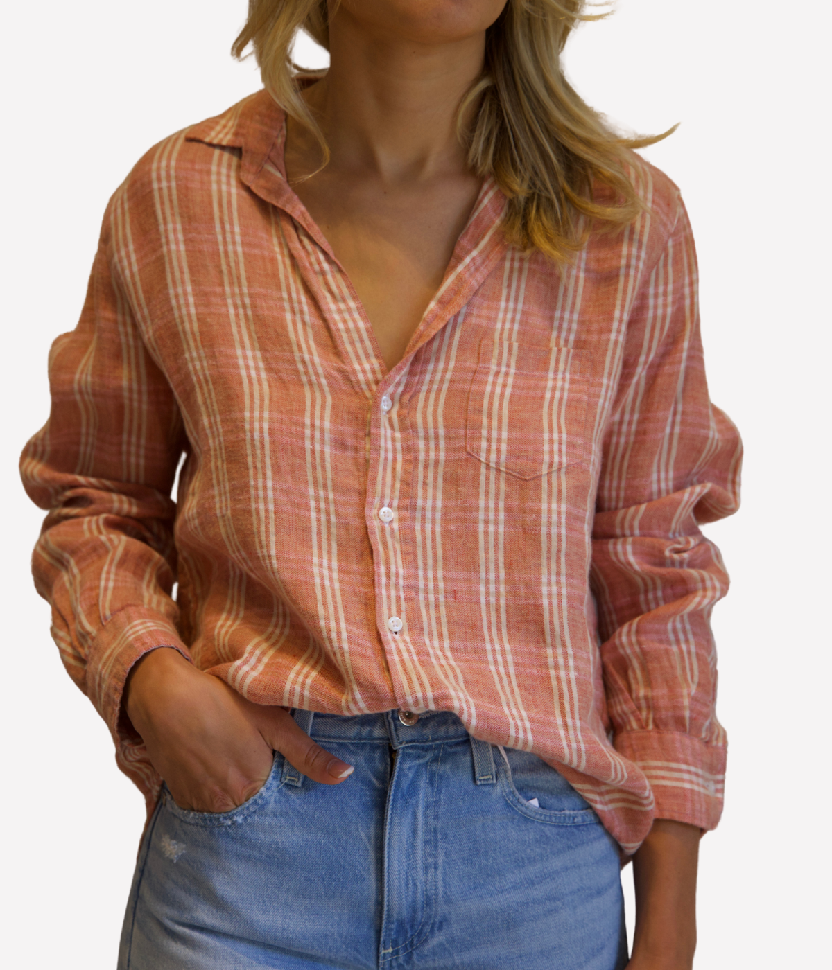 *FINAL SALE*Eileen Woven Button Up Shirt