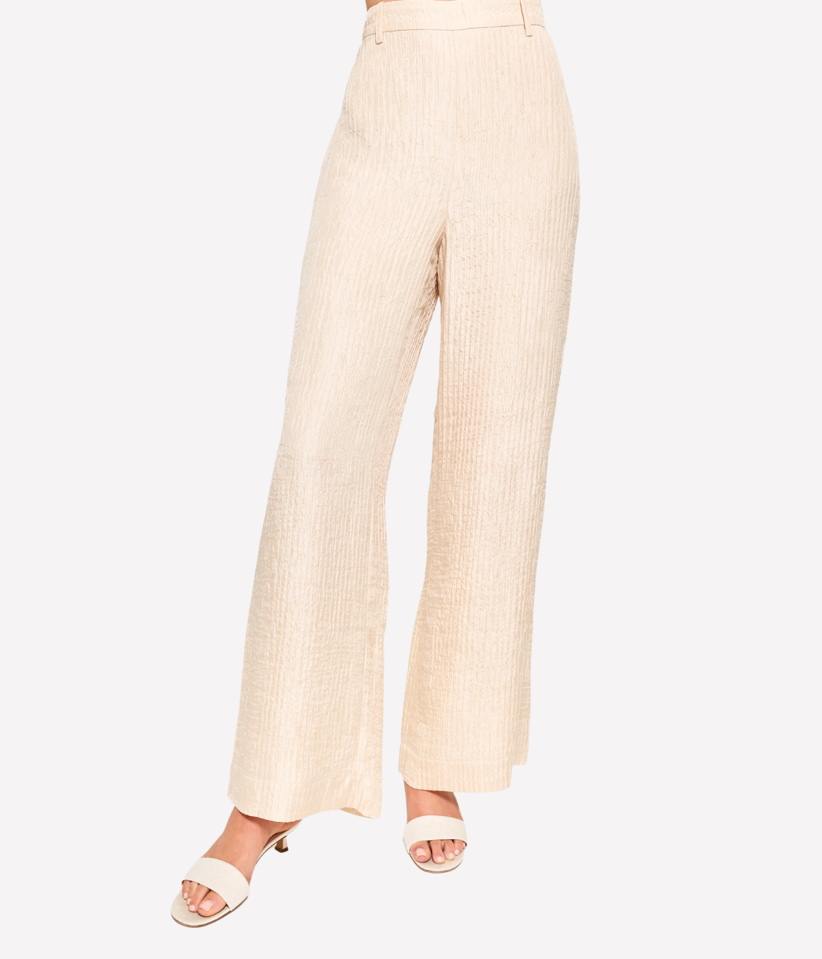 Serra High Rise Pant in Bone