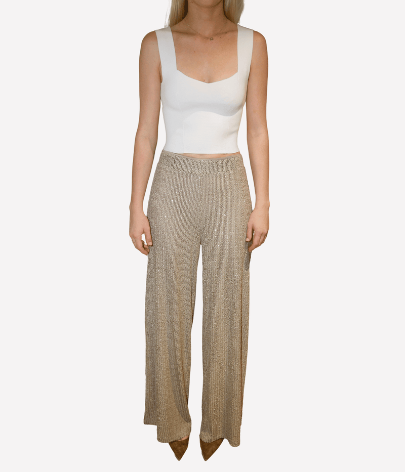 Hari Sequin Pant in Pietra