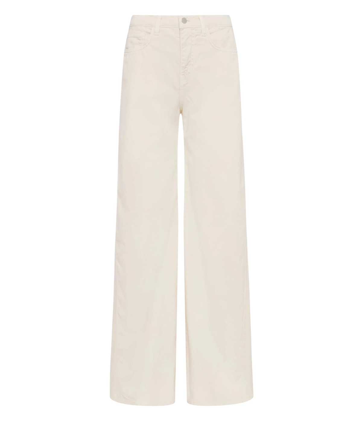 Alicent H/R Wide Leg Jean in Blanc
