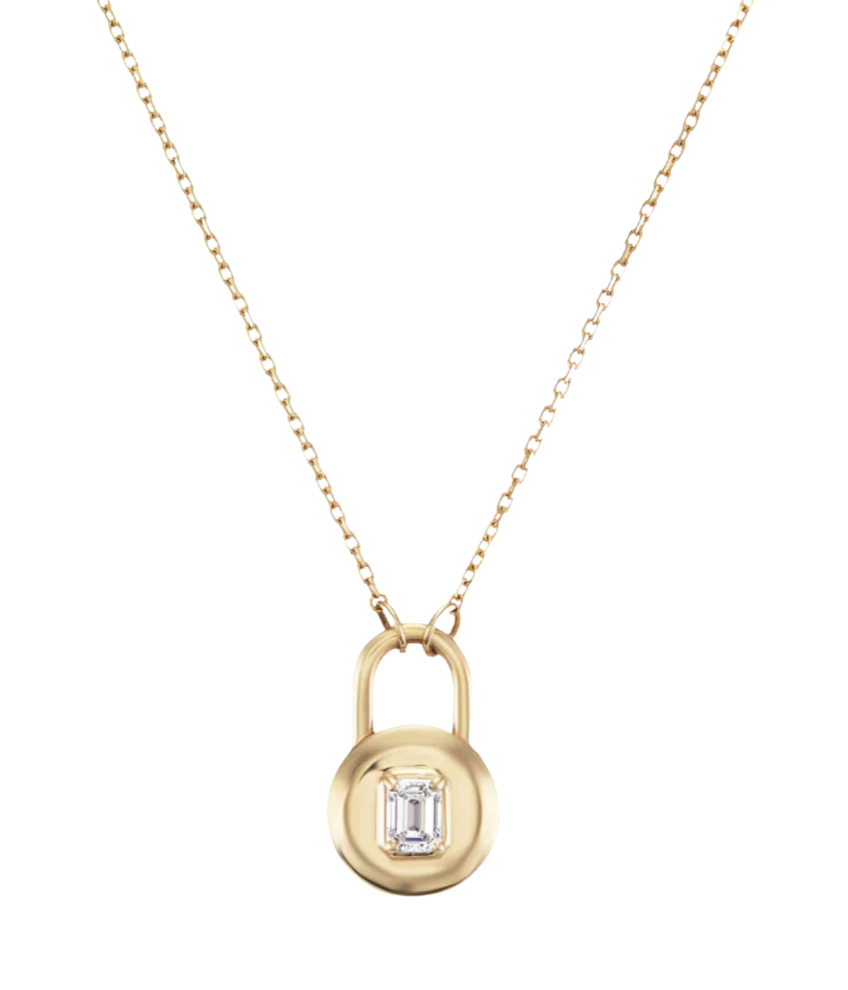 Emerald Cut Love Lock