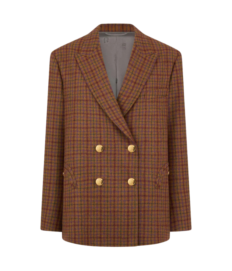 Blazé Milano Sweet Sea Nightbreak Blazer in Cinnamon Mix front view