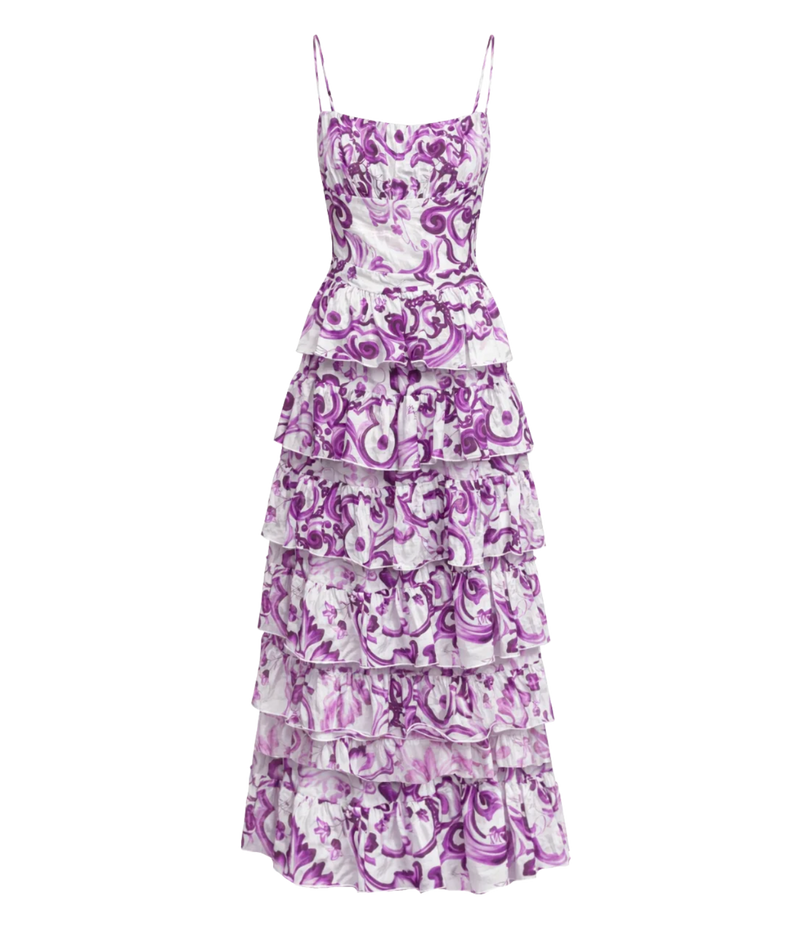 Bon Bon Dress in Maio Viola