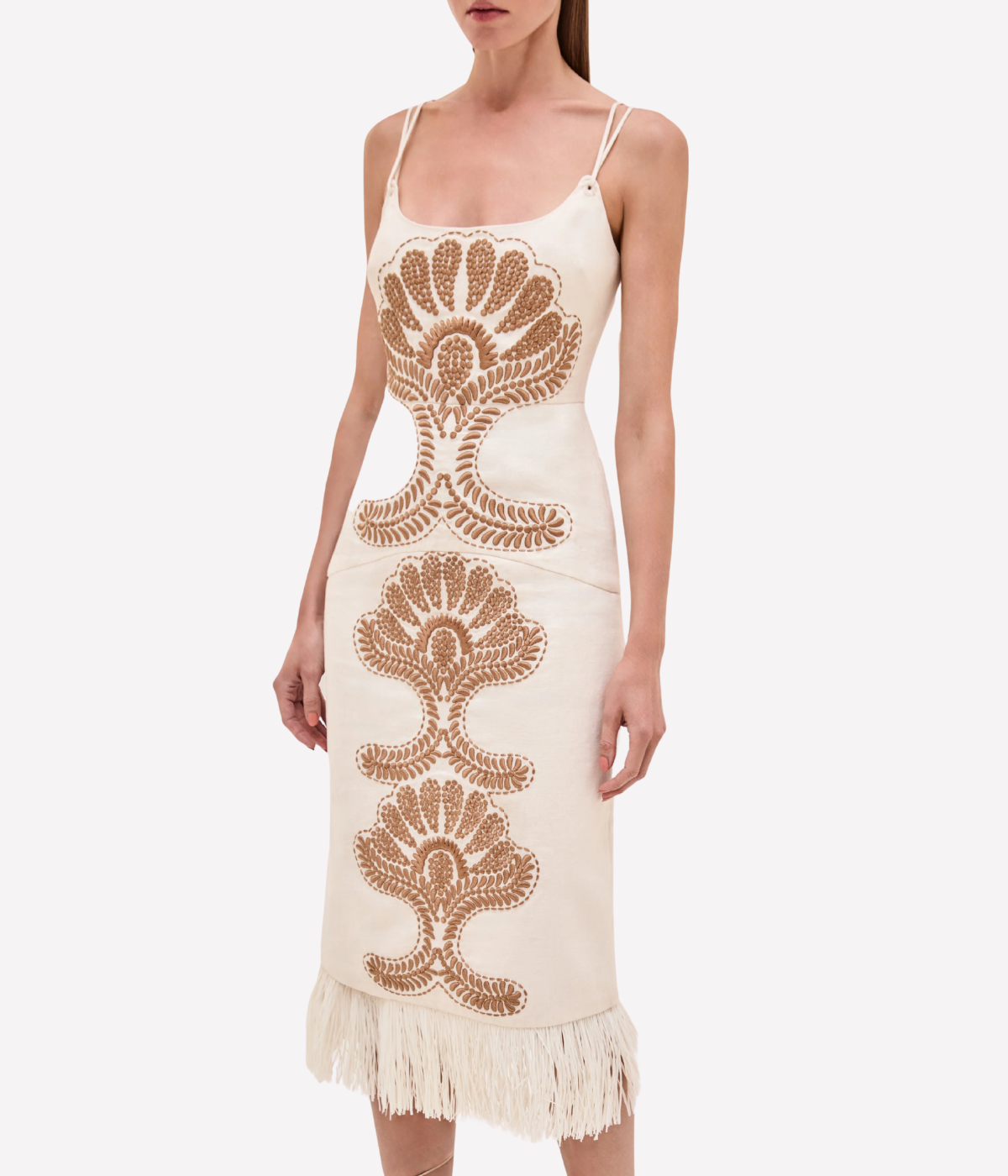 Naturi Dress in NATURAL