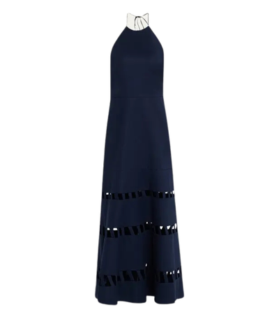 Janessa Dress in Navy Blue