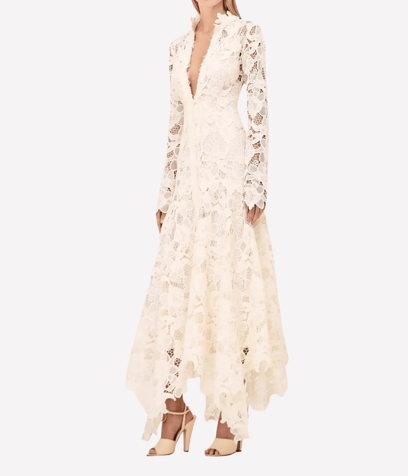 Camila Dress in Ivory