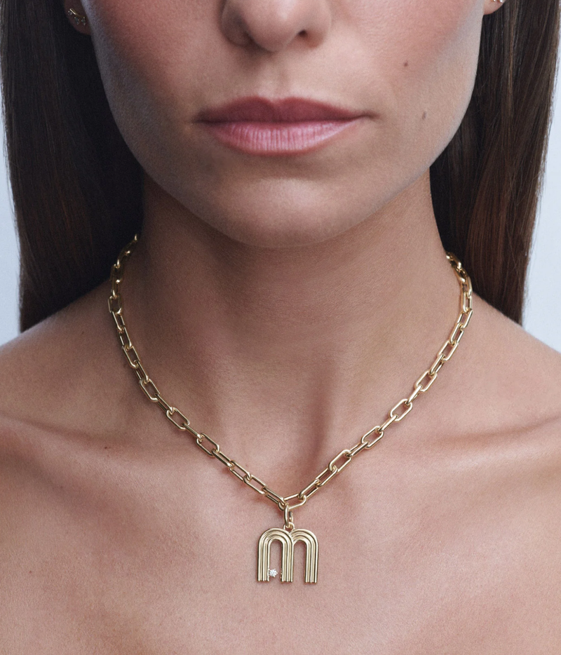 Adina Reyter 5.3Mm 16Inch Italian Chain Link Necklace In 14K Yellow Gold