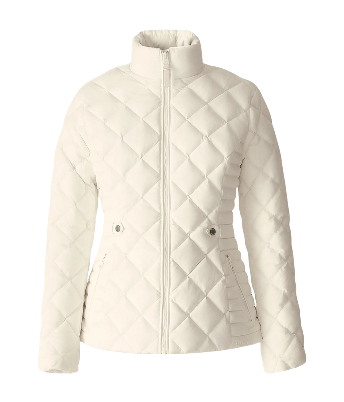 Vik Diamond-Quilted Jacket in Cream
