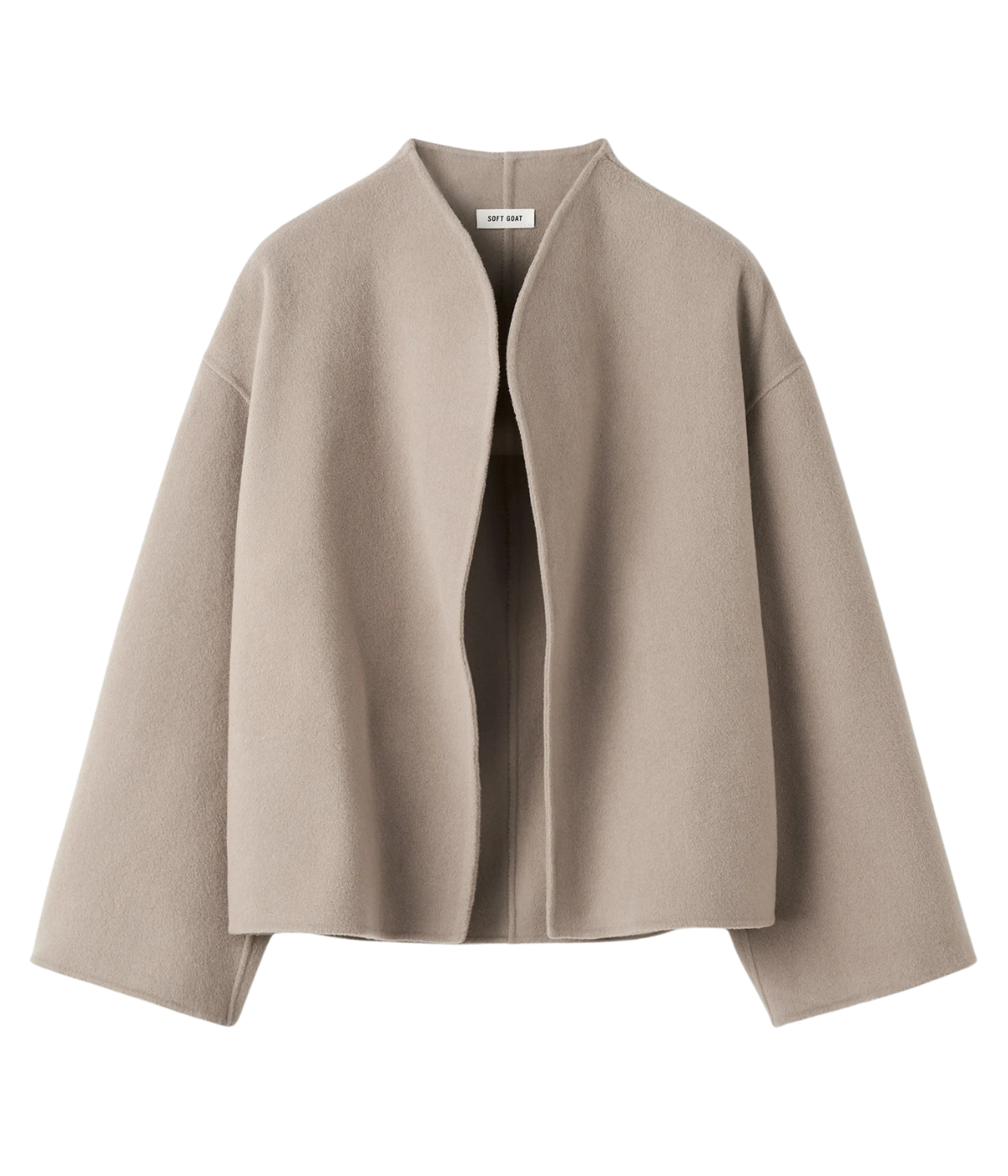 Short Jacket in Dark Sand