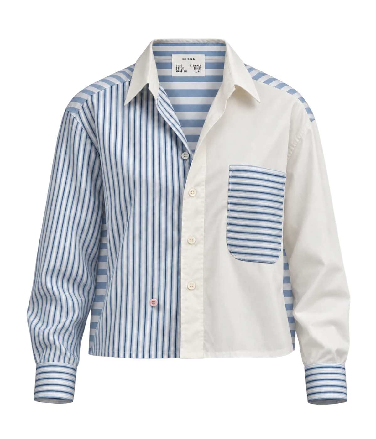 The Shorty Shirt in Stripe Scrappy