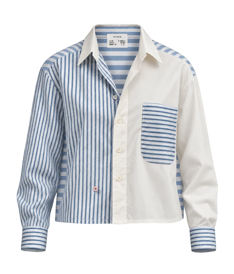 The Shorty Shirt in Stripe Scrappy