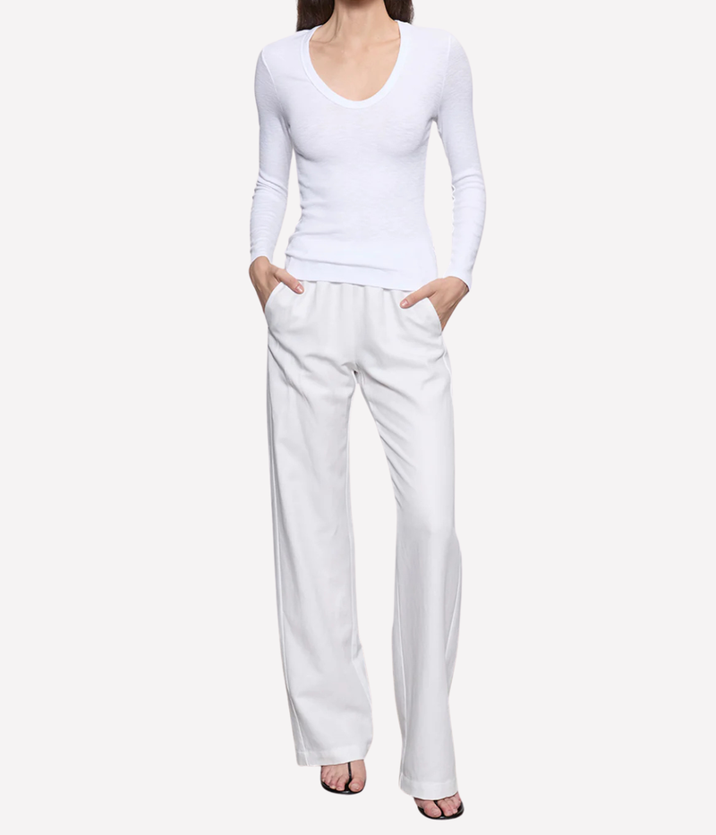 Twill Everywhere Pant in Off White