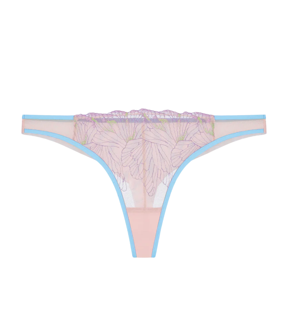 Echo Butterfly Embroidery Knicker in Pastel