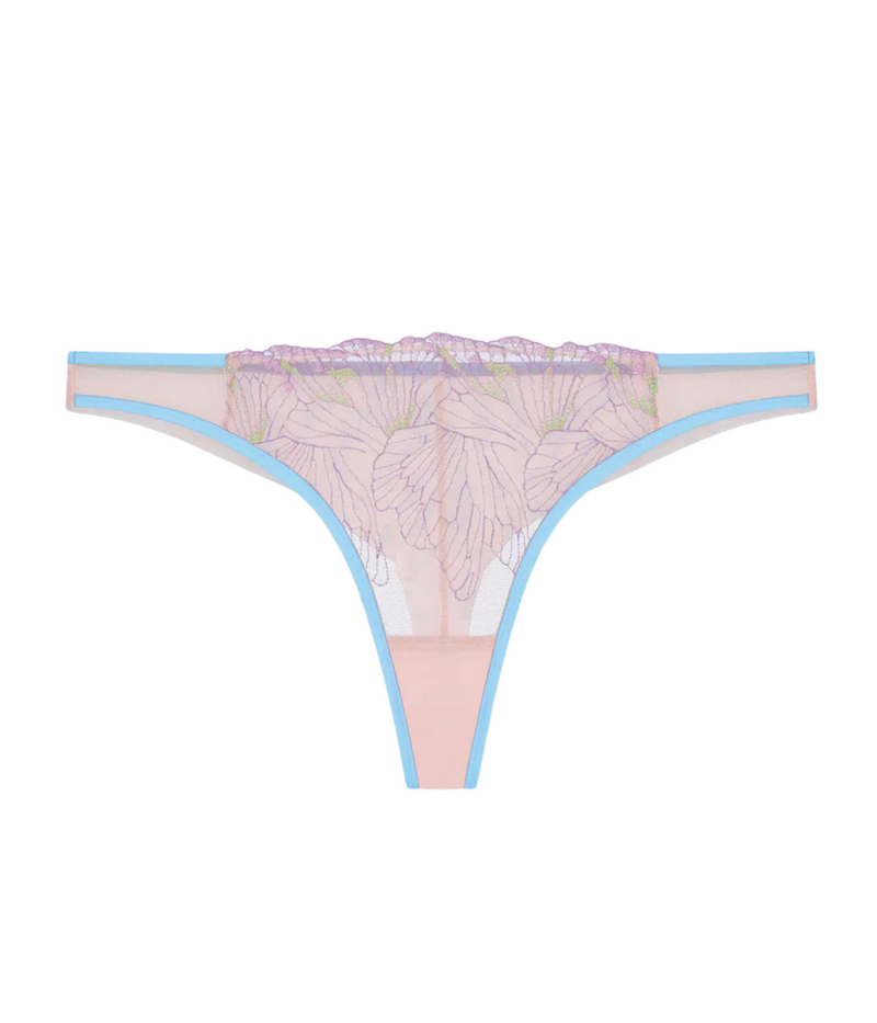 Echo Butterfly Embroidery Knicker in Pastel