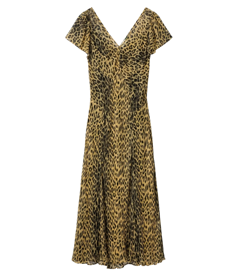 Bexley Dress In Nina Leopard Brown