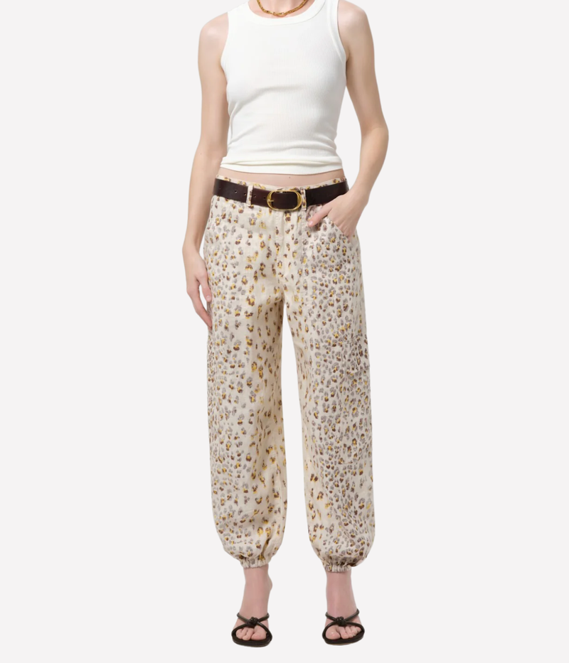 Ciela Balloon Utility Pant in Cheetah