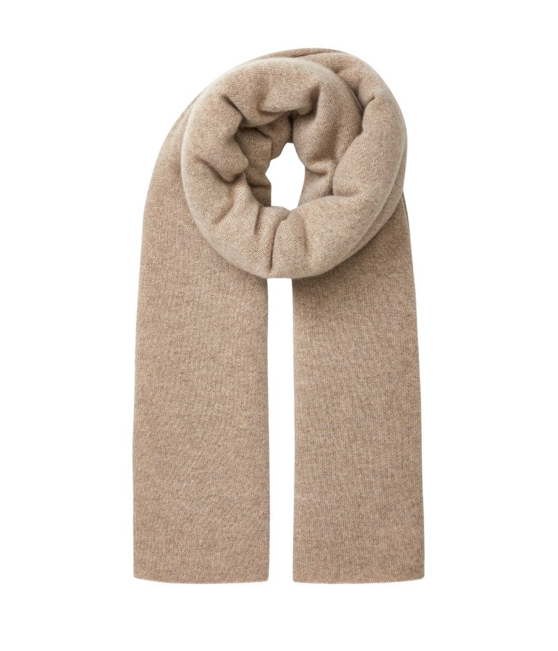Cashmere Travel Wrap Knitwear in Natural Heather