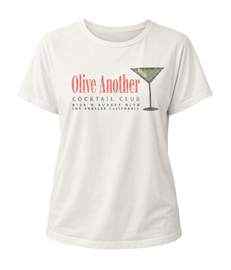 Olive Another Vintage Tee in Vintage White