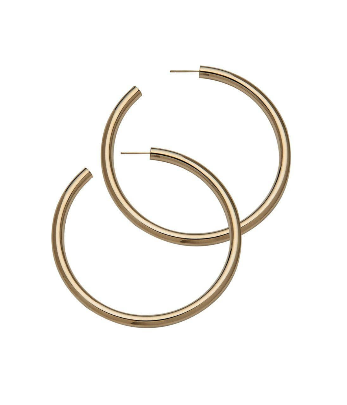 Lou Large Hoop Earrings In Gold