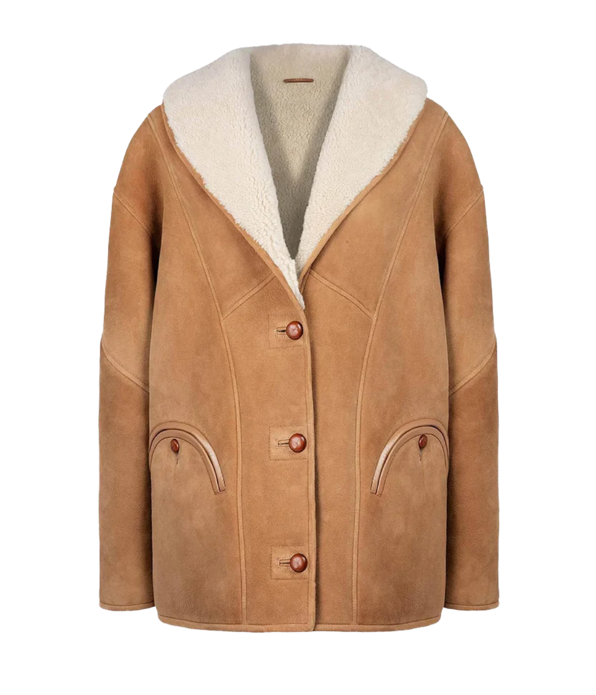 Tatoosh Shearling Coat in CAMEL