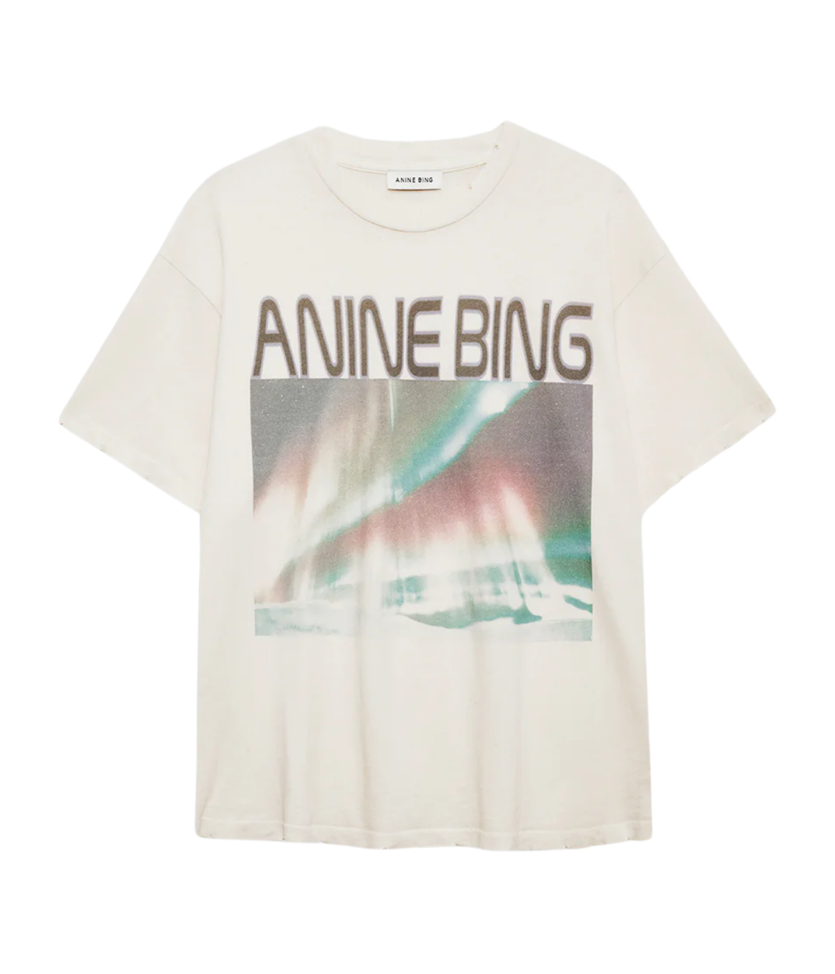 Cade Northern Lights Tee in Off White