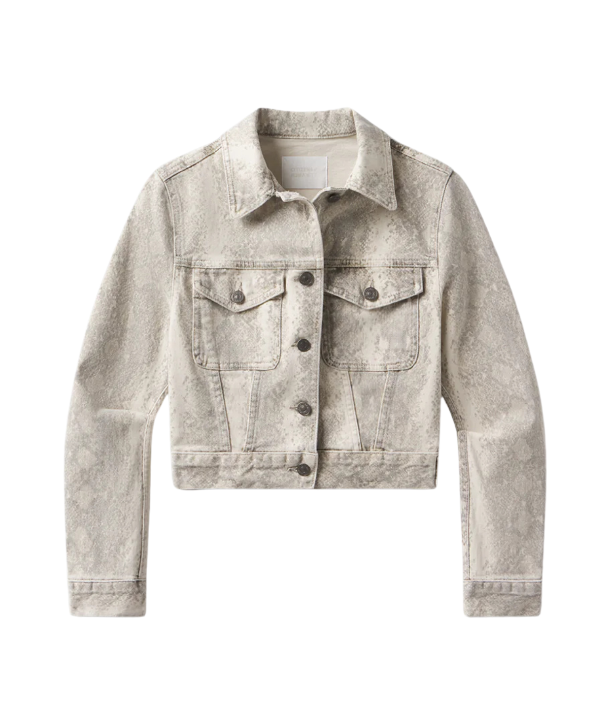 Charisse Shrunken Jacket In Python