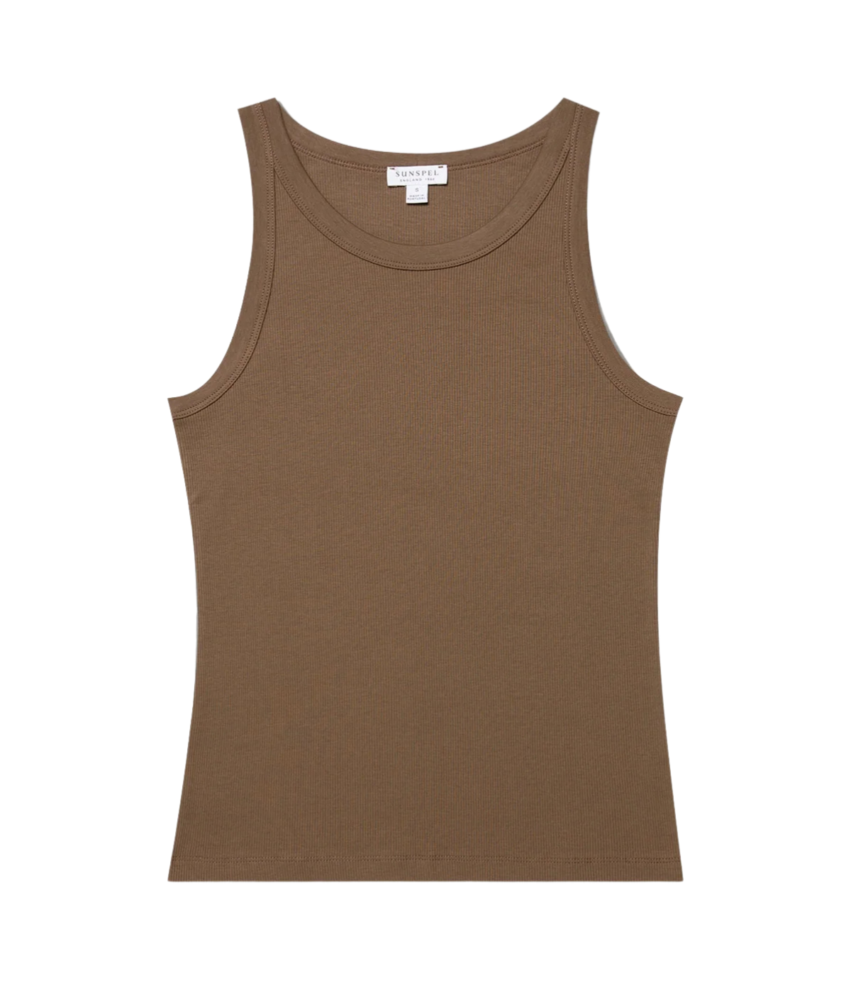Rib Vest in Dark Cedar