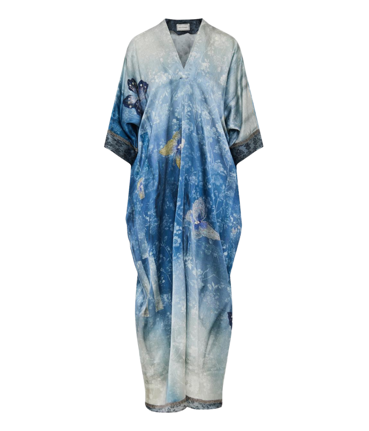 Mutka Dress in Blue Butteryfly